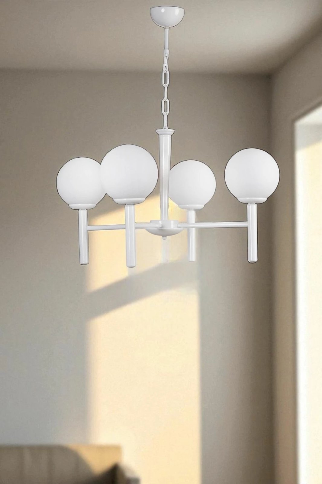 Llambadar Opviq, 8981-4, ngjyrë e bardhë