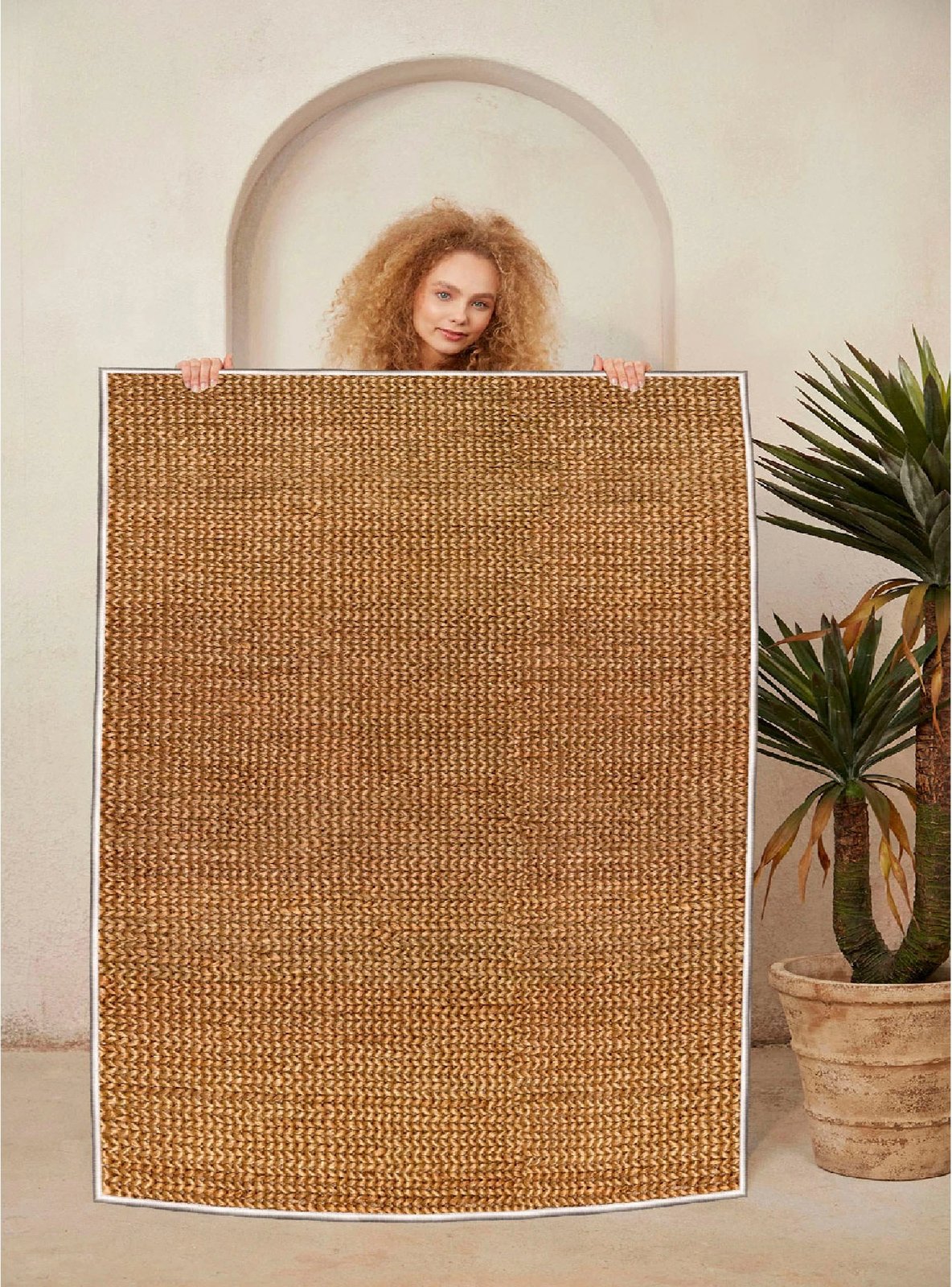 Qilim (50x80) Conceptum Hypnose, Woosonıl058, ngjyrë deveje