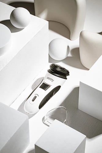 Makinë rroje, Camry, CR 2915, 3 koka lëvizëse, bateri me rikarikim 60 min, bardhë/zezë