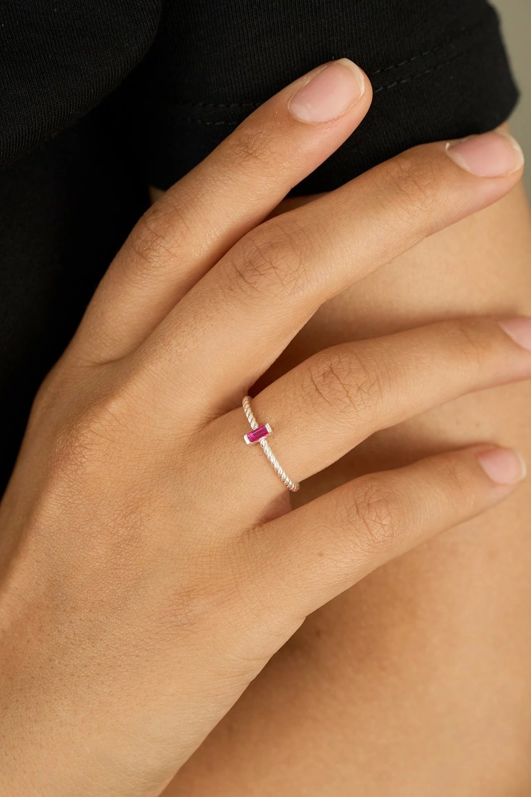 Unazë argjendi Elika Silver, FA183154