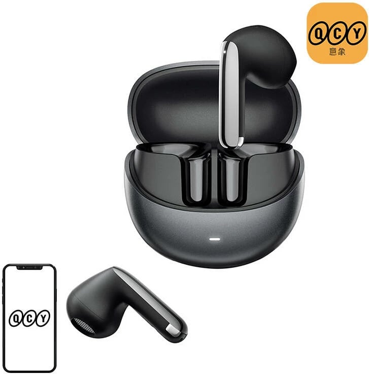 Kufje TWS QCY AilyBuds Pro+ HT10 Pro me ANC, të zeza