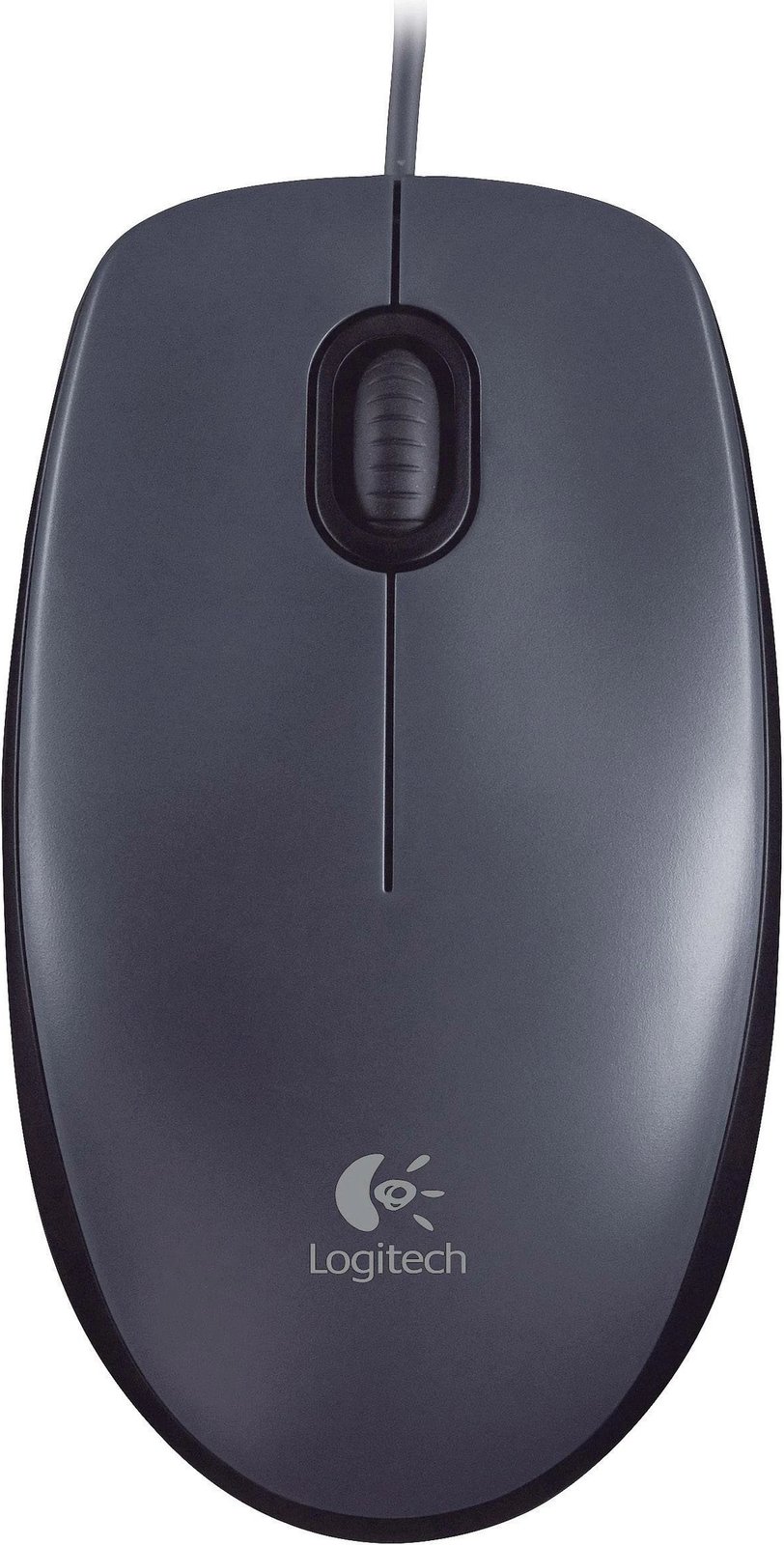 Maus Logitech M90 - USB, gri