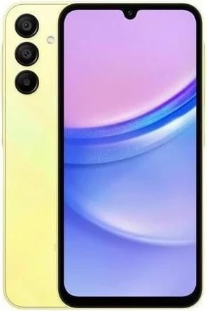 Celular Samsung Galaxy A15, 6.5", 4+128GB, DS, i verdhë
