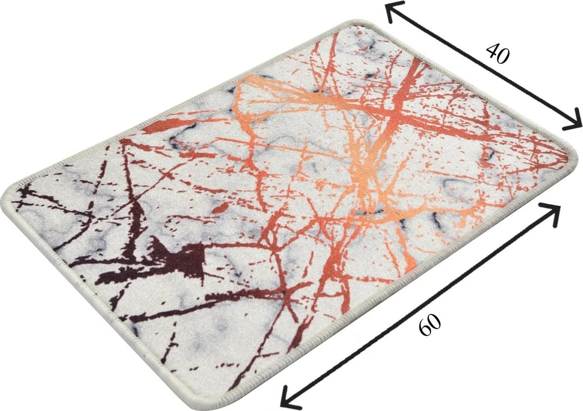 Tapet për banjo Mijölnir, Shine, shumëngjyrësh, 40x60cm