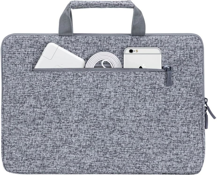 Mbështjellës RivaCase 7913, 13.3", Gri