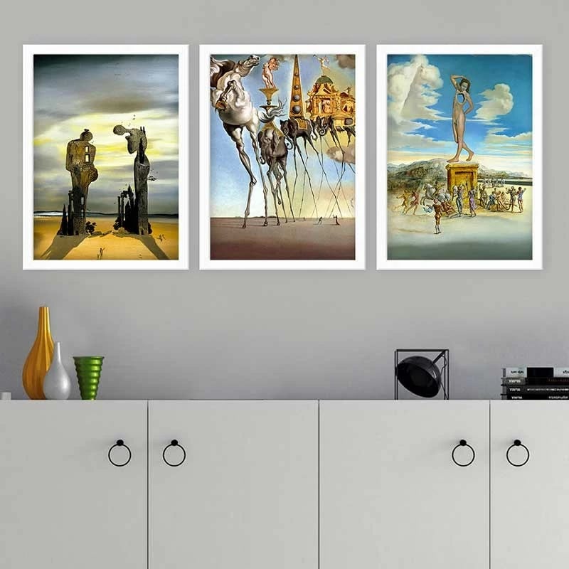 Pikturë dekorative me kornizë (3 copë), Wallity, 3BC_UN62323_3545