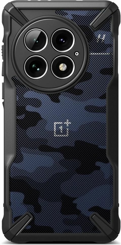 Mbështjellës Ringke Fusion X për OnePlus 13, Black Camo