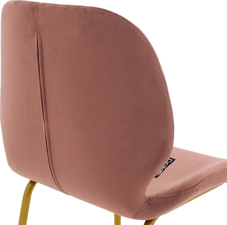 Karrige për bar Impel metal këmbë të arta-kadife mollë e kalbur