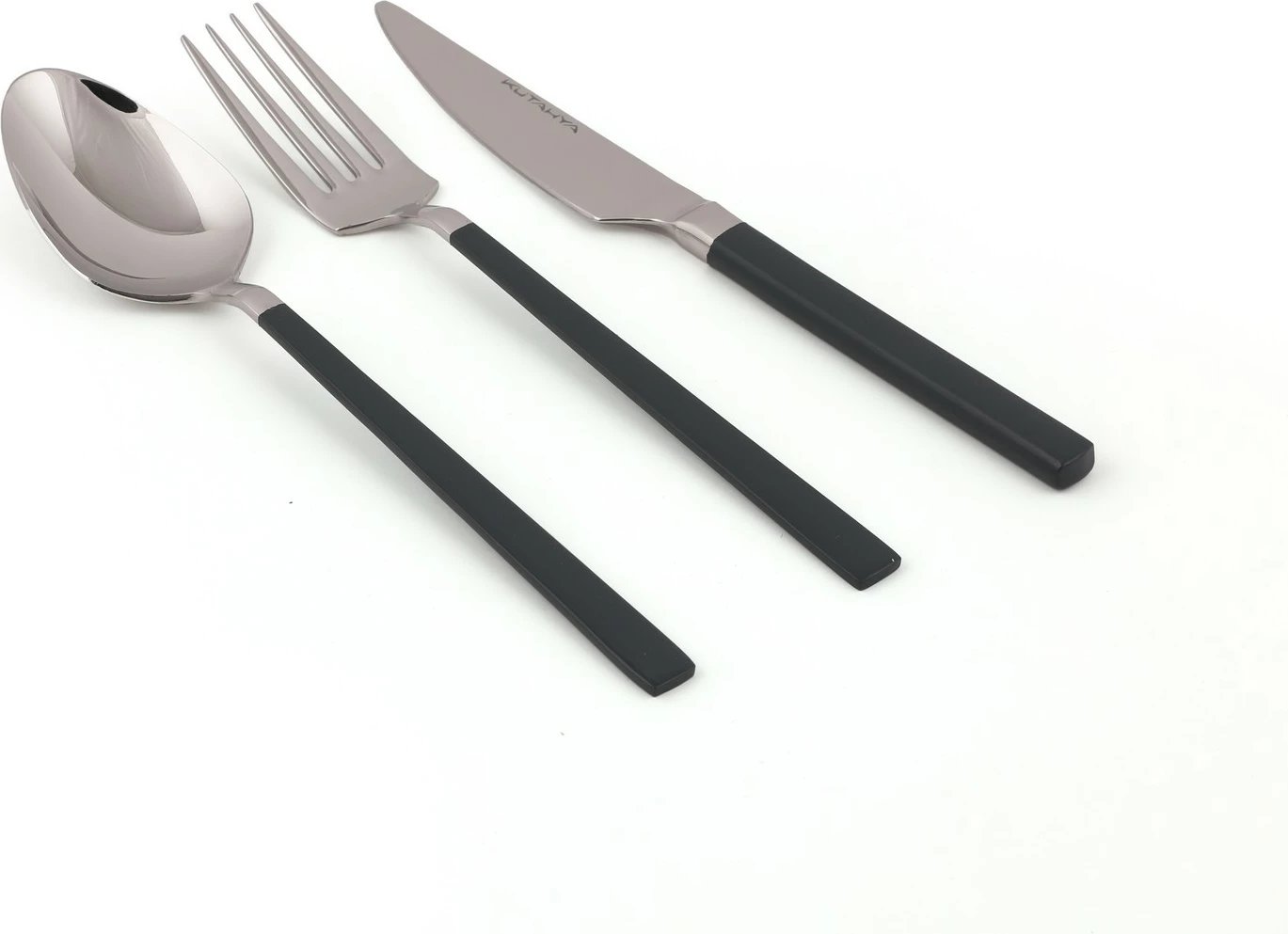 Set lugësh, pirunësh e thikash, 18 copë, Hermia Concept, anthracite/silver, CKBCAMILLA18ANT
