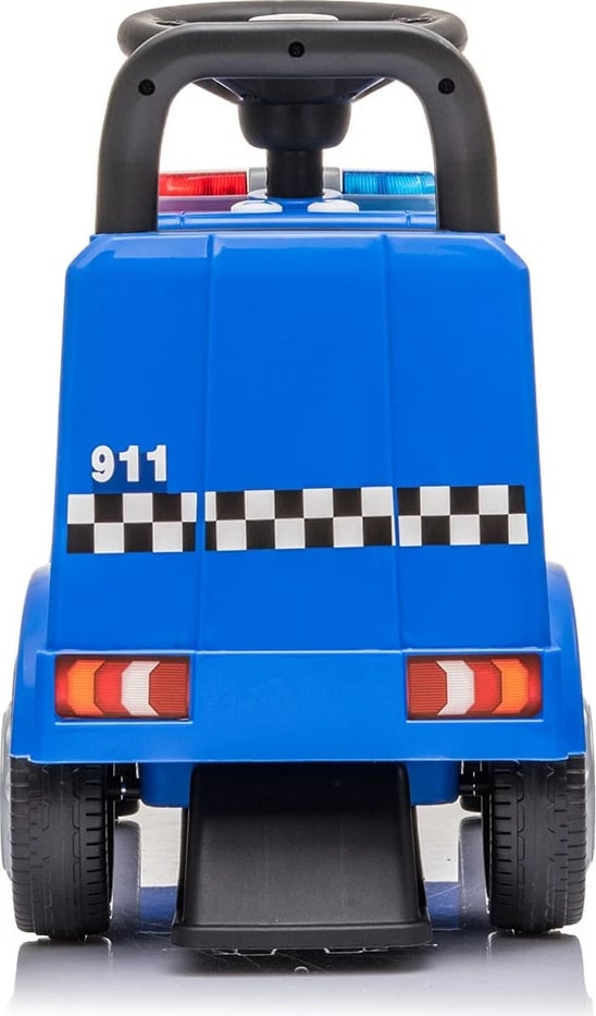 makinë ride-on fëmijësh, Baby Mix, Mercedes POLICE, me drita e tinguj, ngarkesë 25 kg, për 12m+, blu