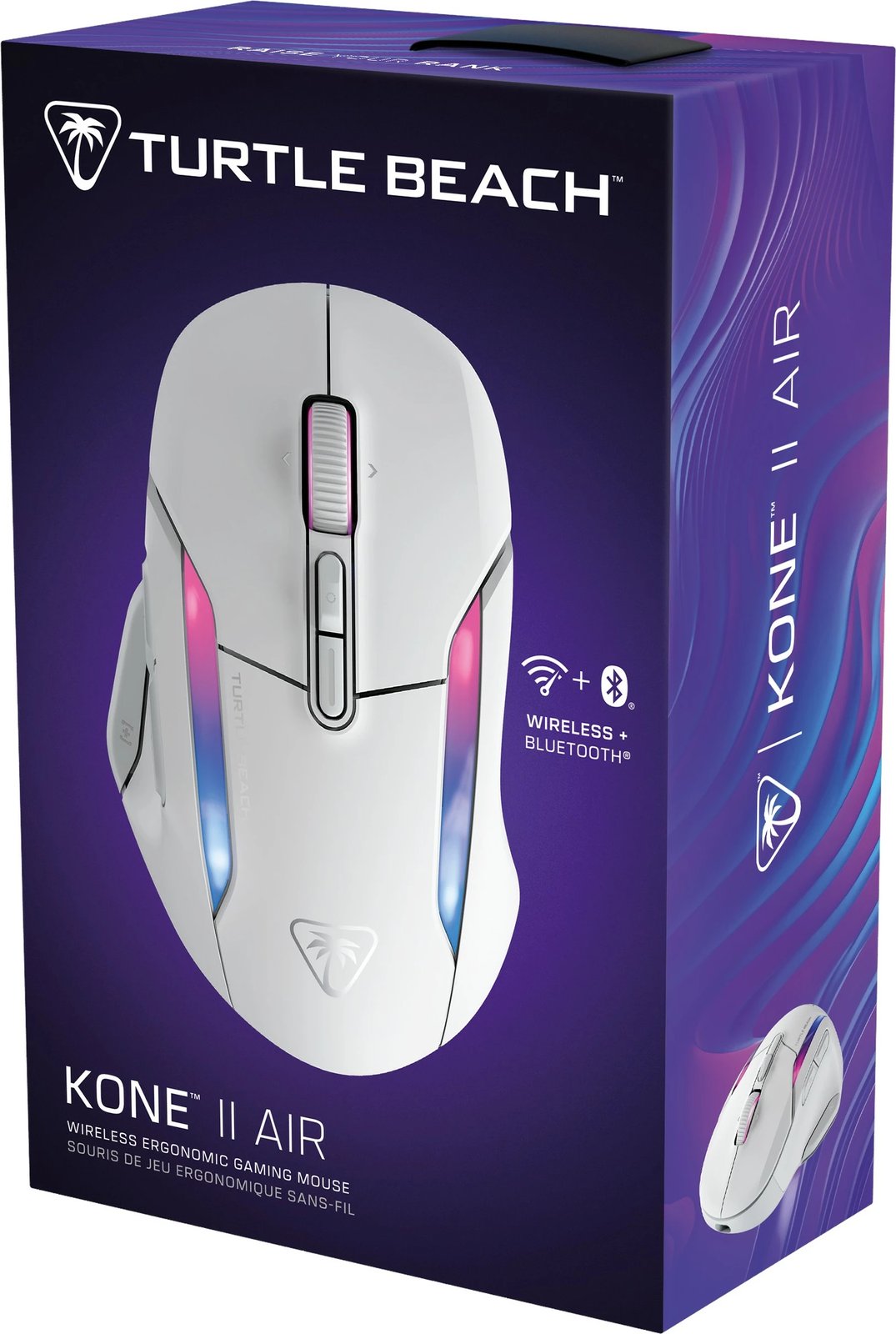 Maus gaming Turtle Beach Kone II Air, i bardhë, RGB