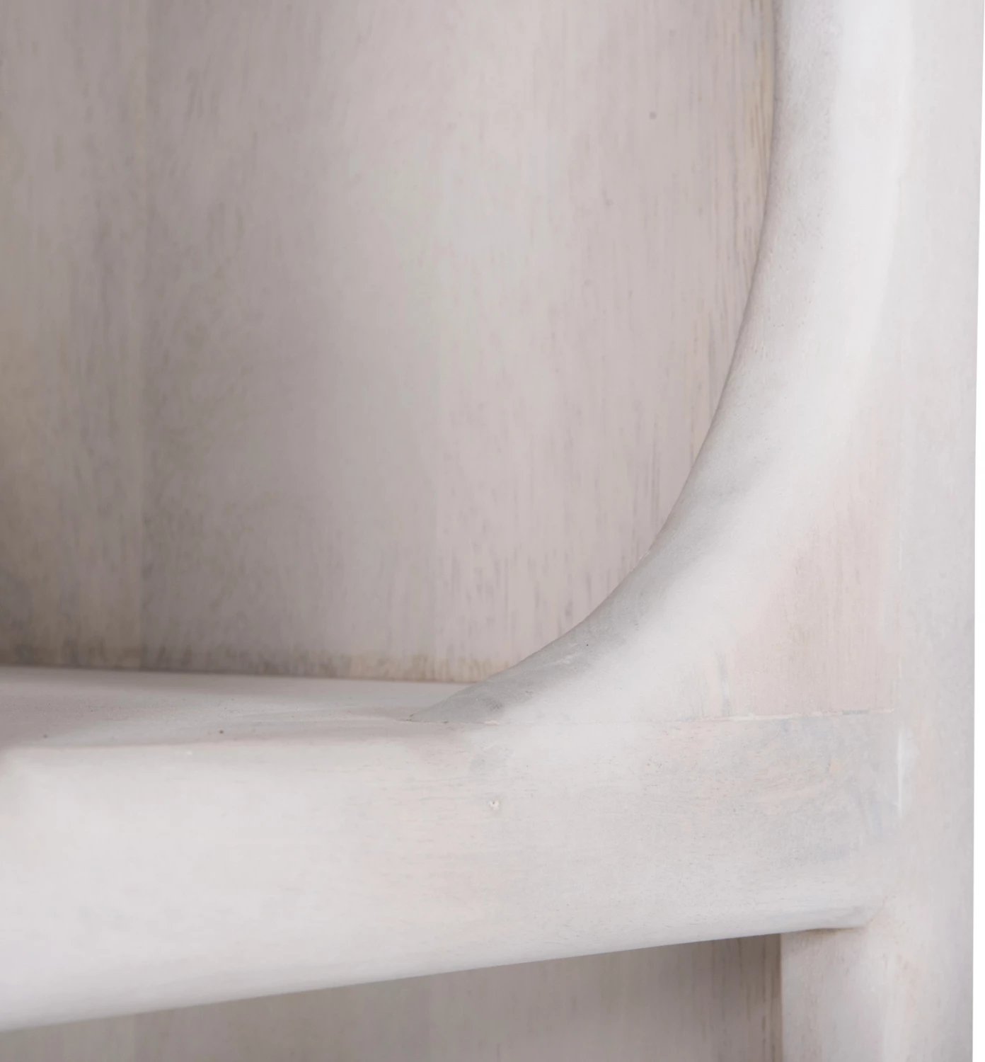 Tallboy HANDYR dru mango i bardhë 60x35x120H cm