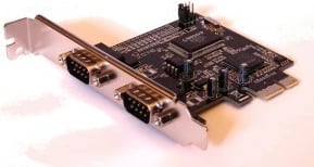 Kasë kontrolluese Unitek Y-7504, 2x RS-232, PCIe