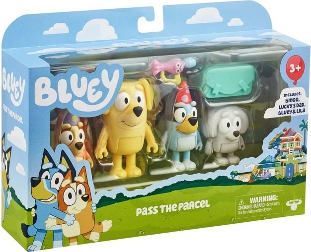 Set figurina Bluey Tm Toys BLU17558, 4 copë