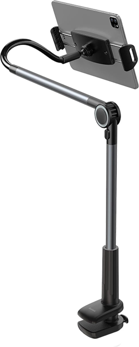 Mbajtës tavoline Baseus Otaku, për telefon/tablet, rrotullues, i rregullueshëm, gri