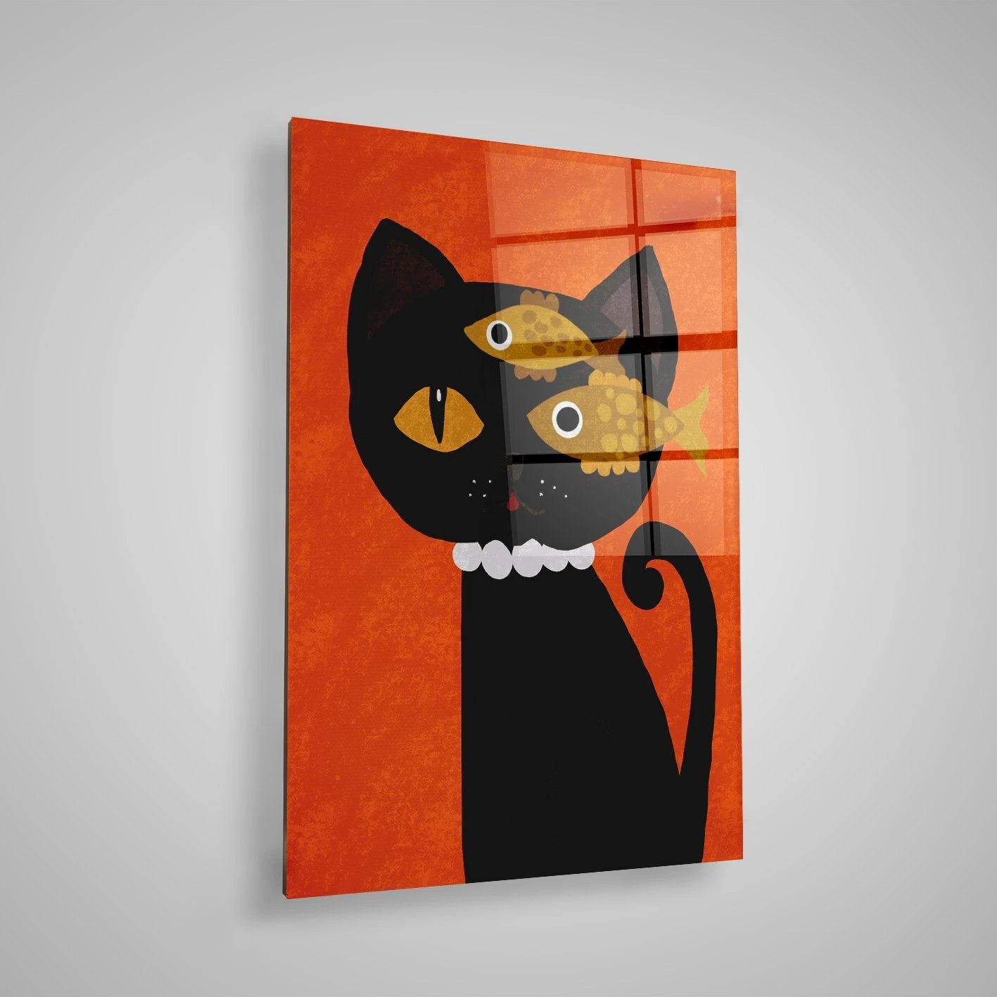 Pikturë dekorative prej xhami të temperuar, Wallity, CAM3714, 50x70cm