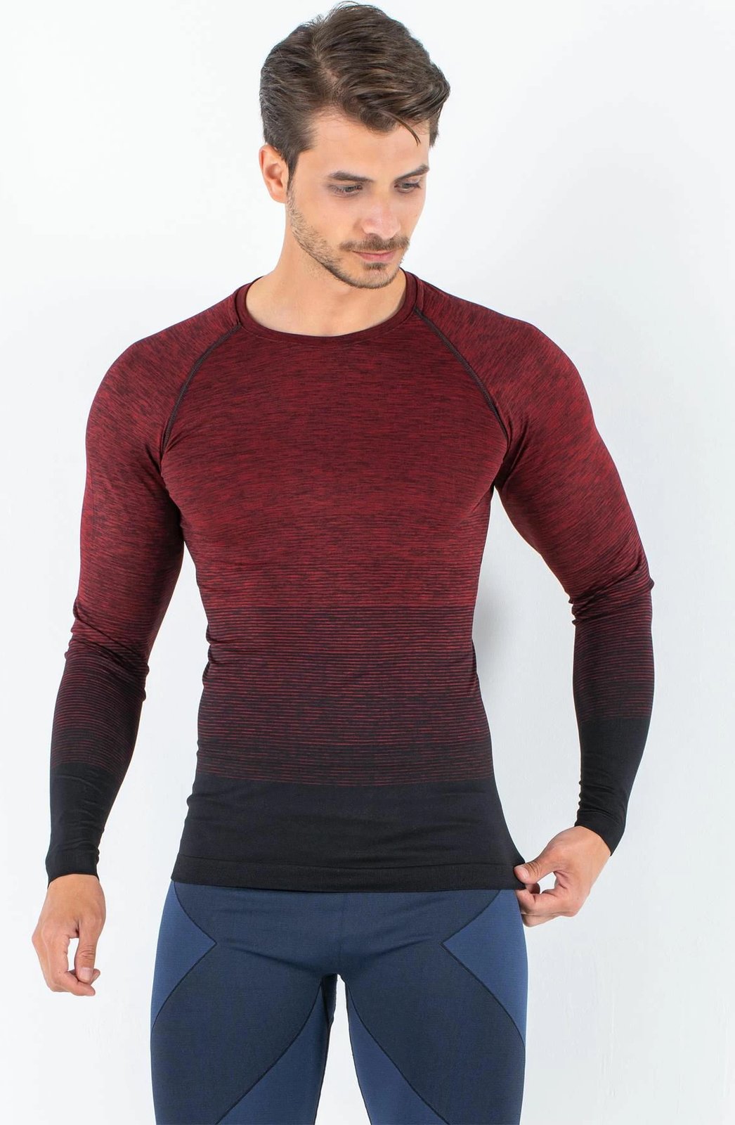 Bluzë sportive për meshkuj, Jumeon, e kuqe, 001-001342