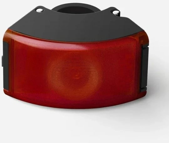 Dritë e pasme biçiklete BOOKMAN Curve Rear, LED, 650 mAh, e zezë/e kuqe