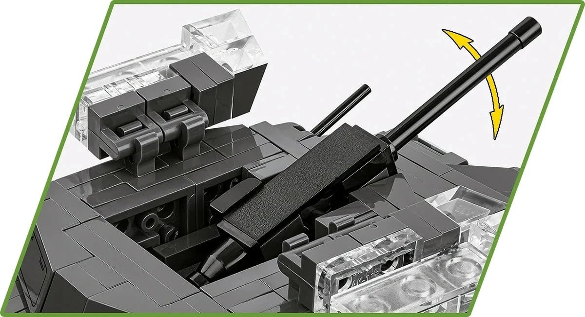 Set blloqesh Cobi Klocki Sd.Kfz. 222, 502 pjesë, me figurë, gri