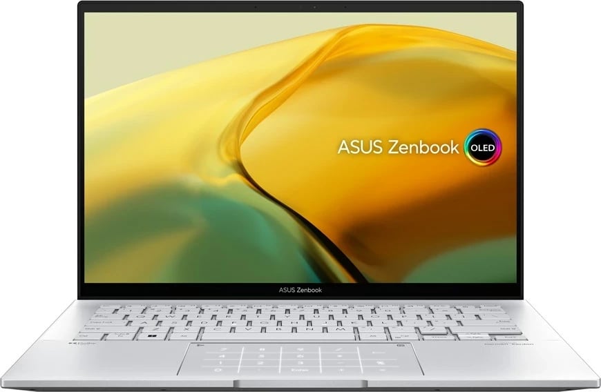 Laptop ASUS Zenbook 14 OLED UX3402VA-IS94T, Intel Core i9, 16 GB RAM, 1 TB SSD, Ekran Prekës 14", Argjendtë