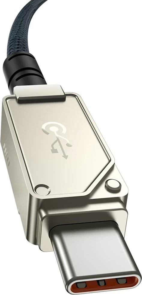 Kabllo USB C në USB C Baseus, 1 m, 100 W, Bardhë