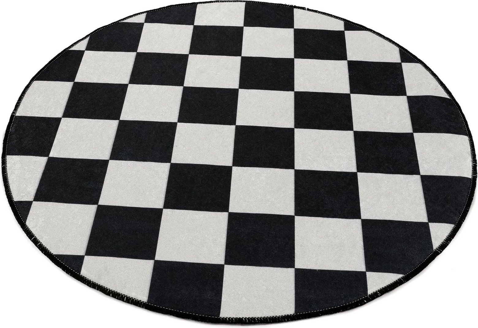 Qilim rrumbullak, model Dama, shumëngjyrësh, 100 cm Qilim rrumbullak, model Dama, shumëngjyrësh, 100 cm