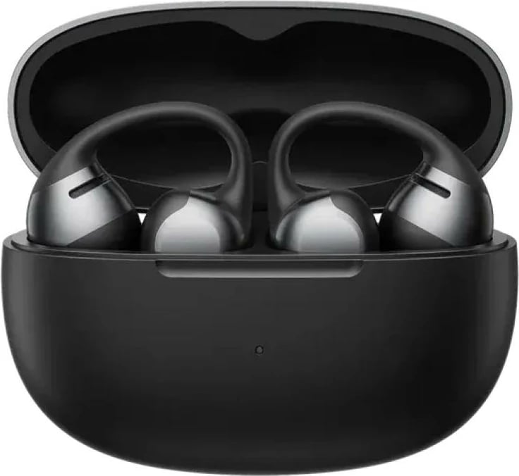 Kufje sportive pa tel Shokz OpenDots One (E310BK) open-ear, Bluetooth, rezistente ndaj djersës, të zeza