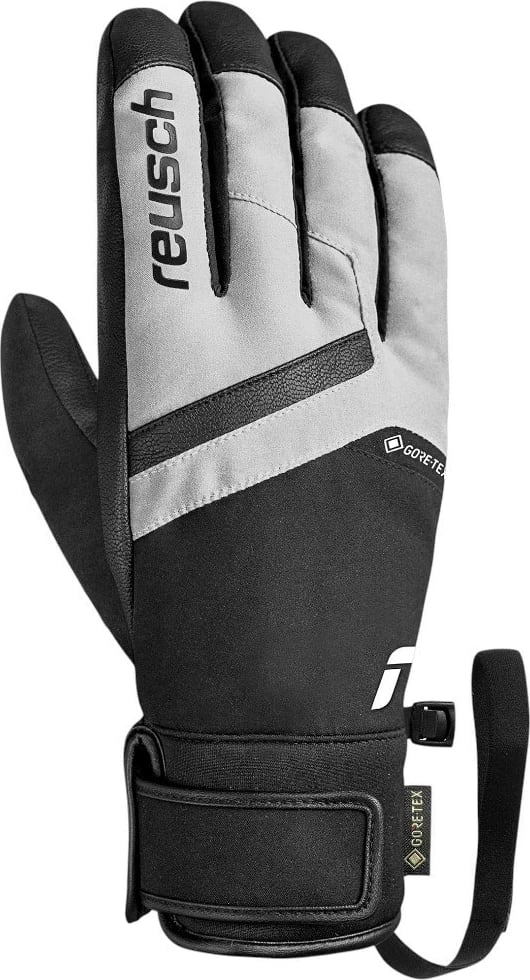 Doreza Reusch BOOSTER GORE-TEX, për të rritur, Unisex, Poliuretani, e zezë/e bardhë, madhësia 8.5