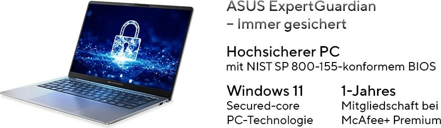 Laptop ASUS ExpertBook P5405CSA-NZ0101, Intel Core Ultra 5, 16 GB RAM, 512 GB, Misty Grey
