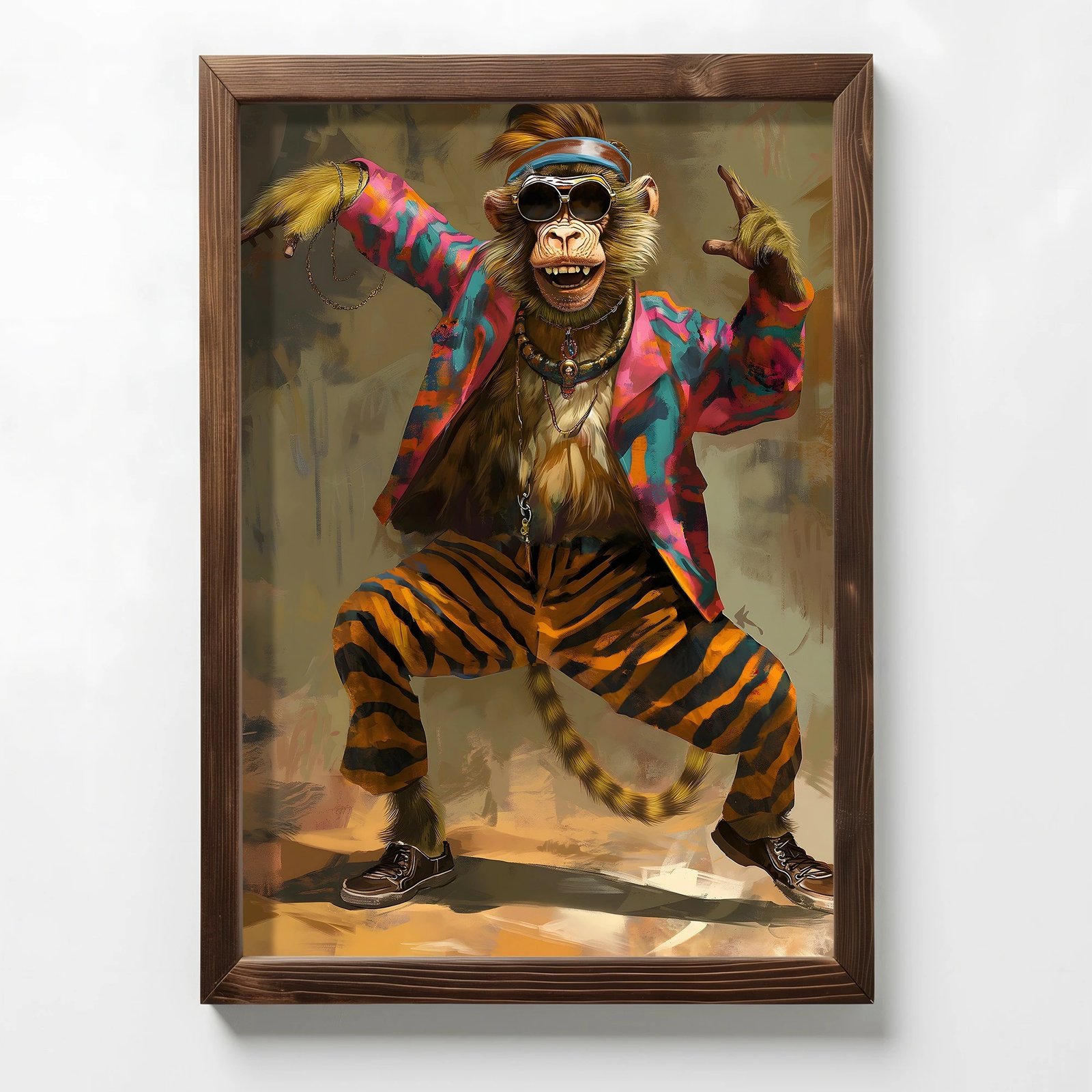 Pikturë dekorative me kornizë MDF, Wallity, AI154, shumëngjyrëshe