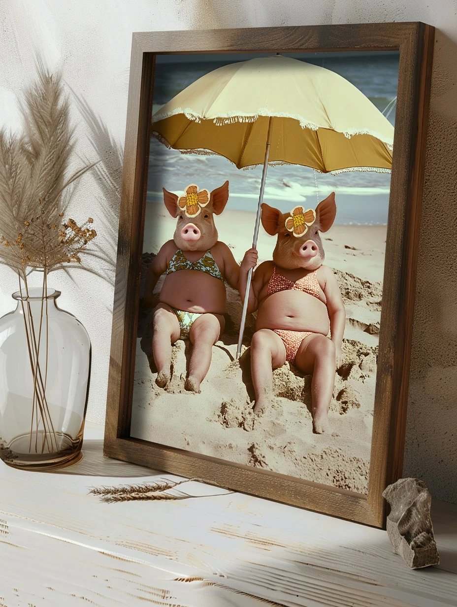 Pikturë dekorative me kornizë MDF, Wallity, GE099-L