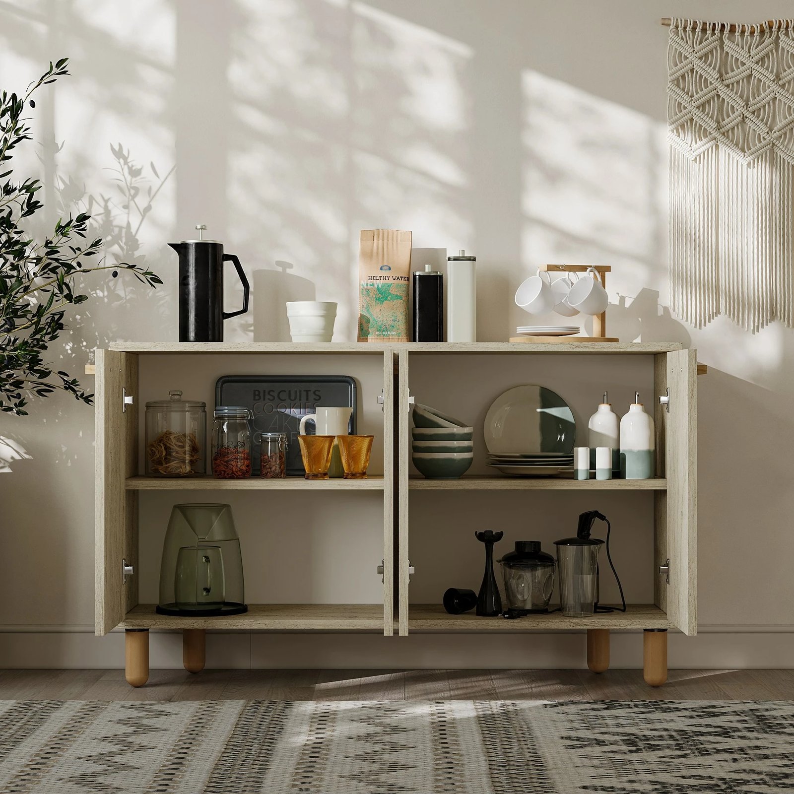 Konsol Skye Decor, Venedik - Travertin