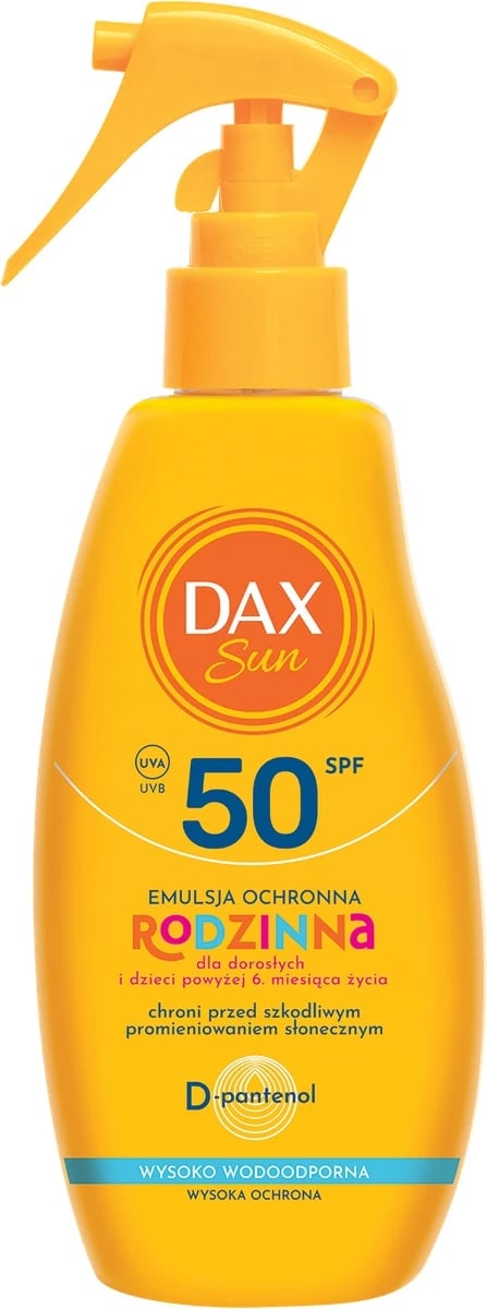 Emulsion mbrojtës për diell Dax Sun Family SPF50 unisex 200ml