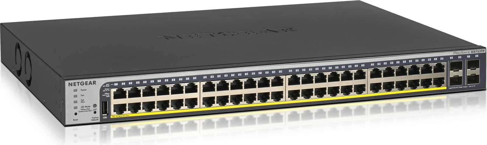 Switch NETGEAR GS752TP-300EUS, Managed, 1U, i zi