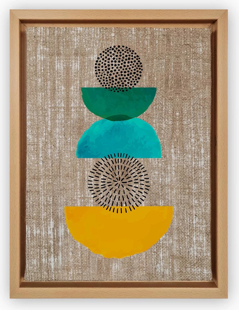 Pikturë dekorative në kanavacë, shumëngjyrëshe, Wallity, LNJ1990627790 - 96136, 96x136cm