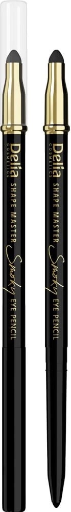 Laps për sy Delia Shape Master Smoky Eyeliner Pencil with Sponge për femra 36 Black 2g