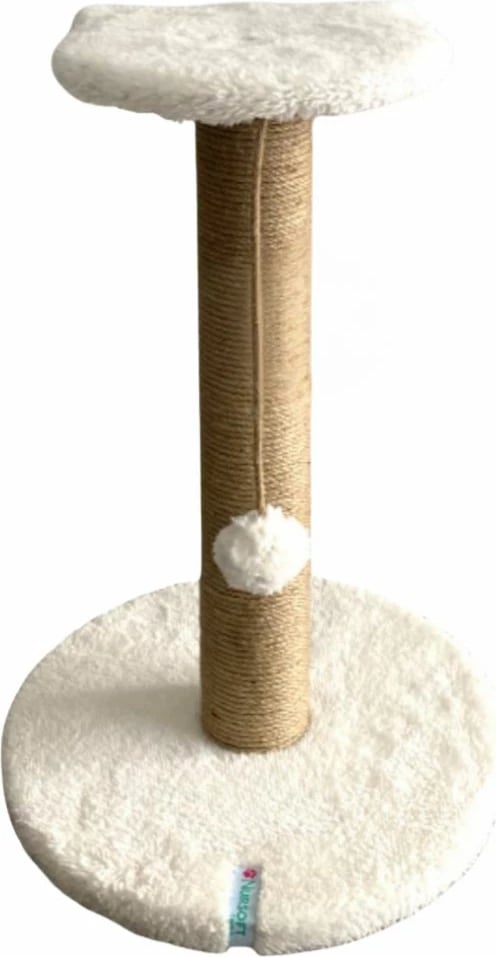 Dërrasë gërvishtëse për mace, Paws & Whiskers, Miene, e bardhë