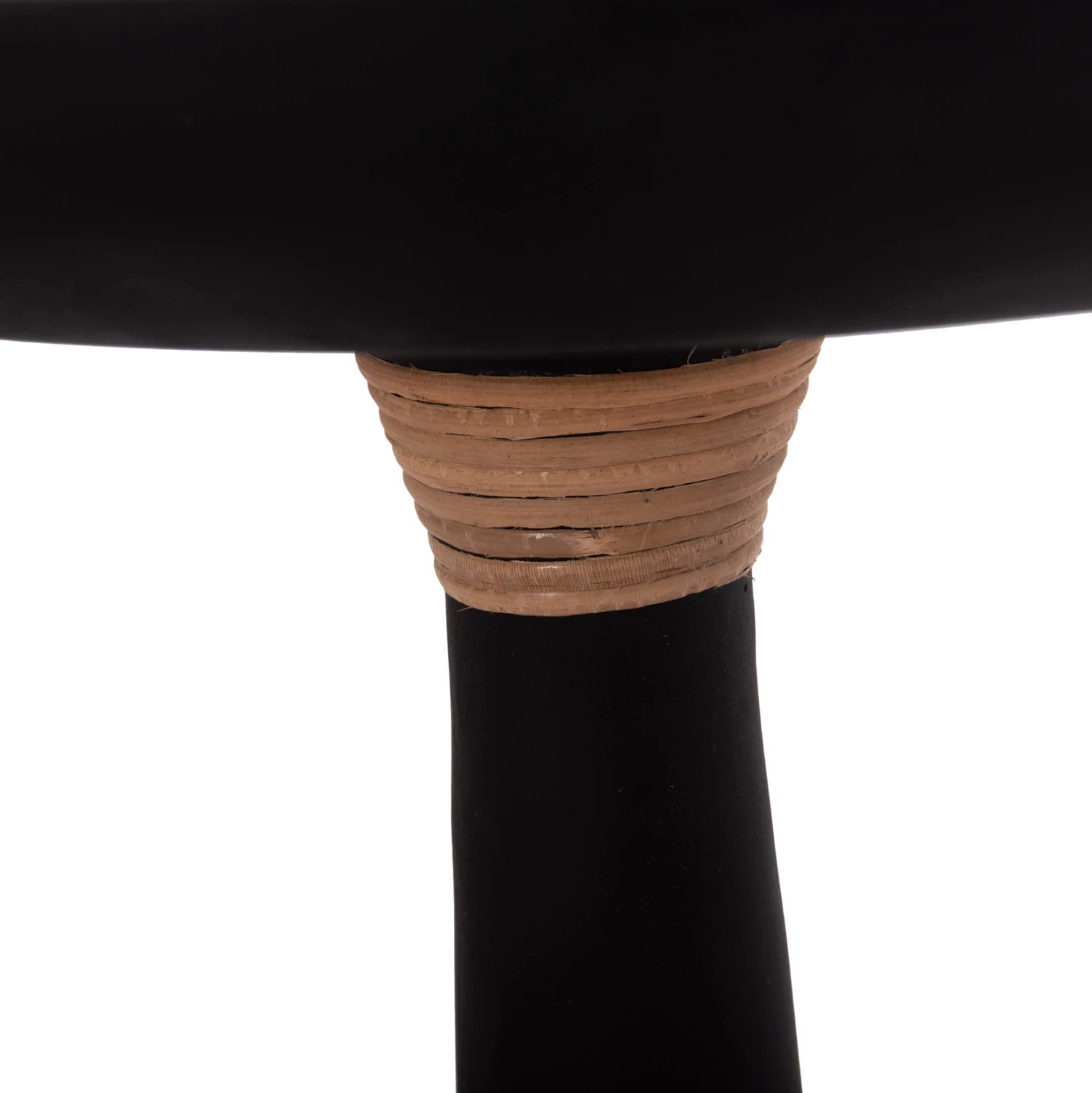 Tavolinë anësore e lartë, rrethore, ngjyrë e zezë, TORG FH18170.01, 41x62cm