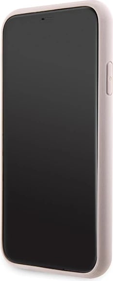 Mbështjellës Guess GUHCN61P4TDSCPP për iPhone 11/XR, Crossbody 4G Metal Logo, Rozë me rrip