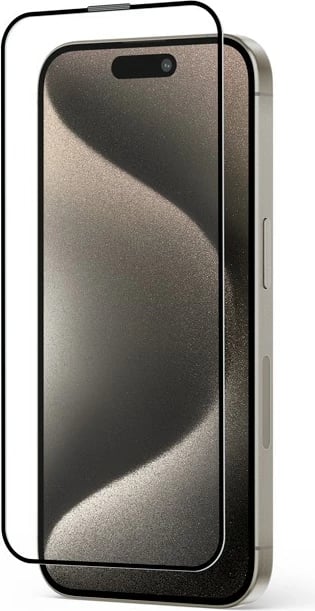 Xham i temperuar CRONG 3D Armour Glass për iPhone 15 Pro, mbrojtje antibakteriale, transparent