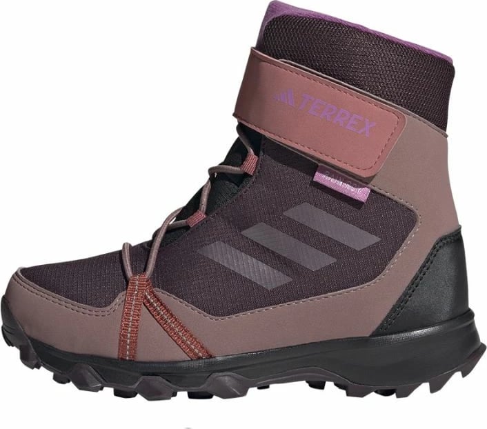Cizme vajza adidas Terrex Snow CF Rain.Rdy, ngjyrë vjollcë
