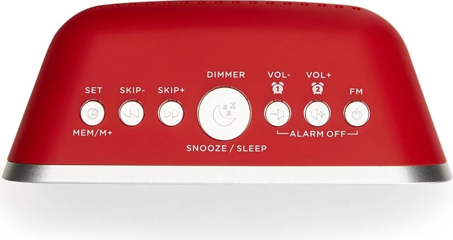 Orë Zgjuese me Radio FM, Dy Alarme dhe Mbushes USB AIWA CRU-19RD (Kuqe)