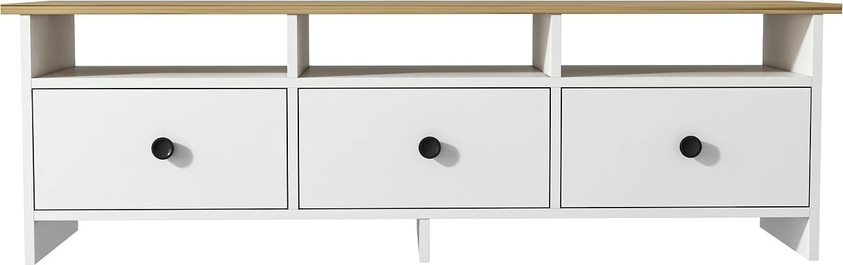 Komodë TV Skye Decor, Oslo, e bardhë-safir