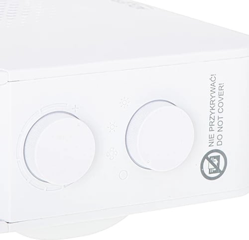 Ngrohës me ventilator, Adler, AD 7725, 2000W, 2 nivele, termostat, ajër i ftohtë/ i ngrohtë, vertikal/horizontal, i bardhë