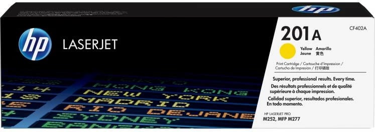 Toner HP 201A CF402A rreth 1,400 faqe verdhë