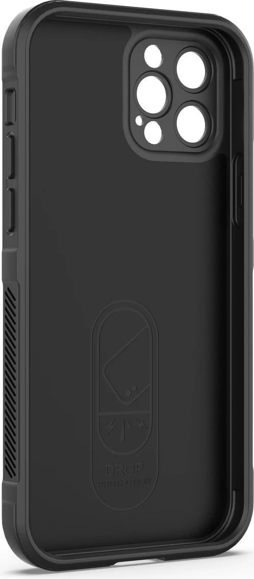 Mbështjellës Hurtel Magic Shield Case për iPhone 12 Pro, fleksibil, i blinduar, i kuq