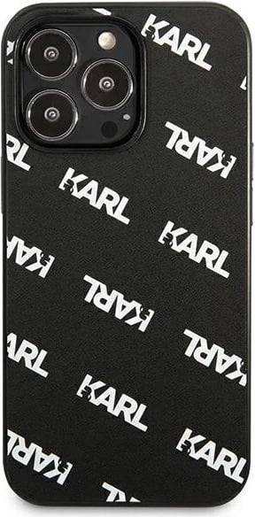 Mbështjellës Karl Lagerfeld KLHCP13LPULMBK3 për iPhone 13/13 Pro, hardcase, i zi