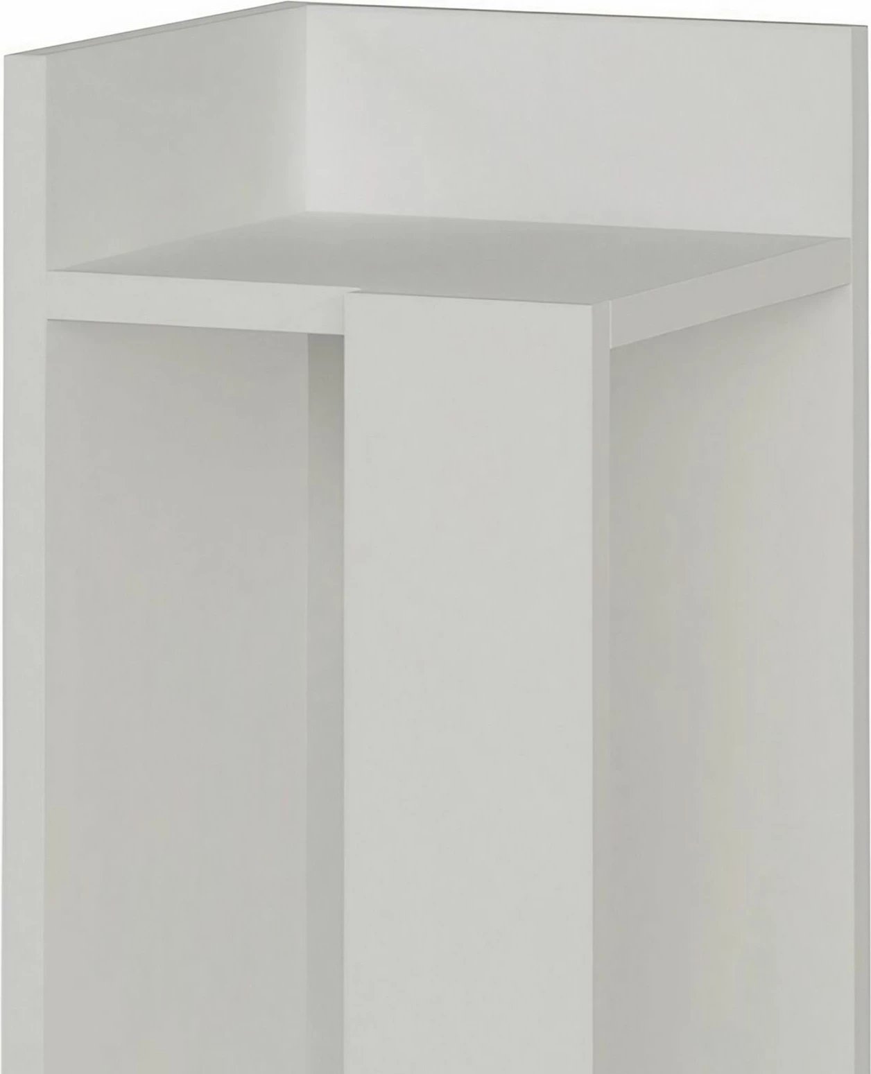 Komodinë anësore e majtë Skye Decor, Elos, e bardhë