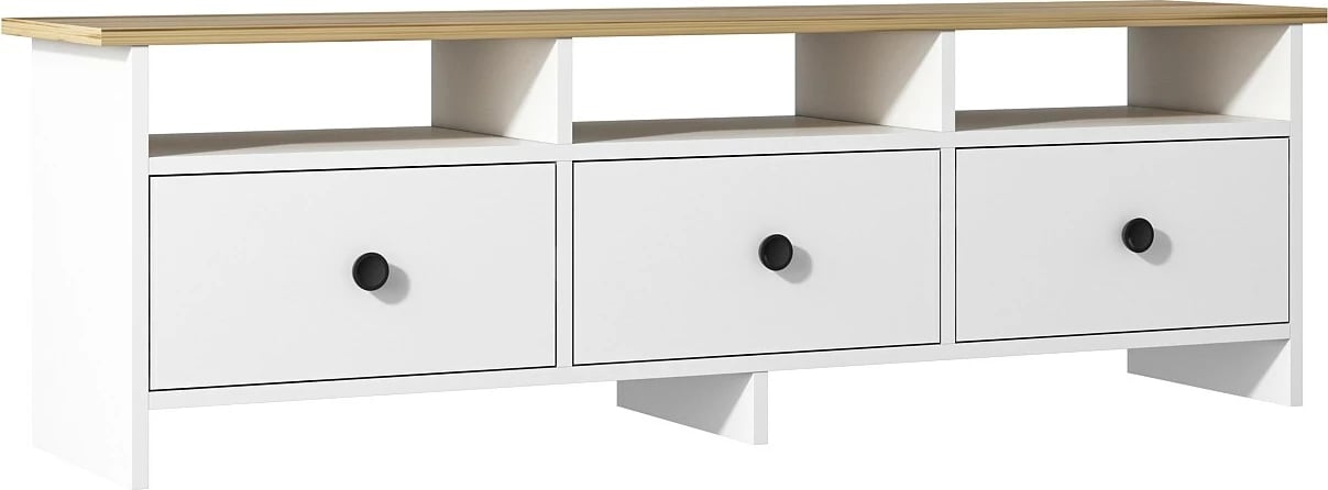 Komodë TV Skye Decor, Oslo, e bardhë-safir