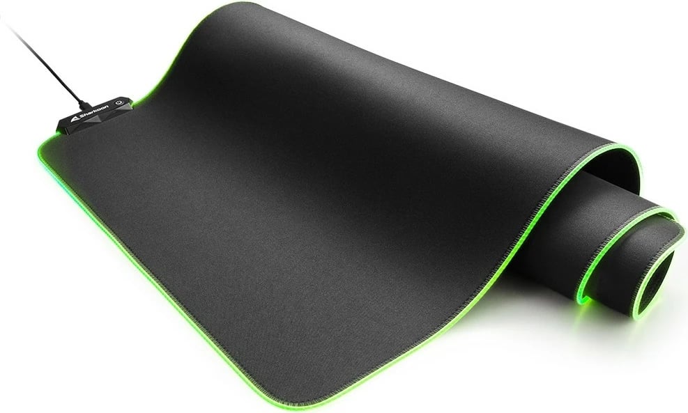 Mauspad gaming Sharkoon 1337 RGB V2, i zi, USB powered